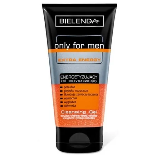 Bielenda Only For Men, Extra Energy, Żel do mycia twarzy oczyszczający energetyzujący - 2