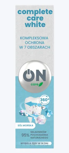 WhiteON ON Care,  Łagodnie wybielająca pasta do zębów `Complete Care White`