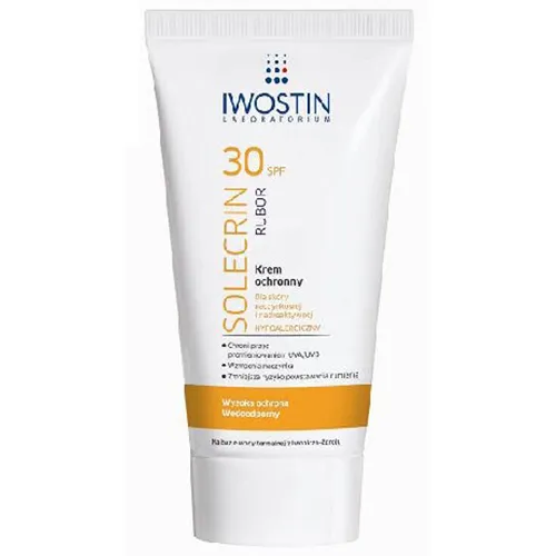 Iwostin Solecrin Rubor, Krem ochronny SPF 30 do cery naczynkowej