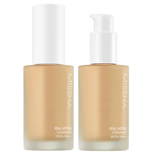 Missha Real Lasting Foundation SPF50+ PA++++ (Długotrwały podkład do twarzy)