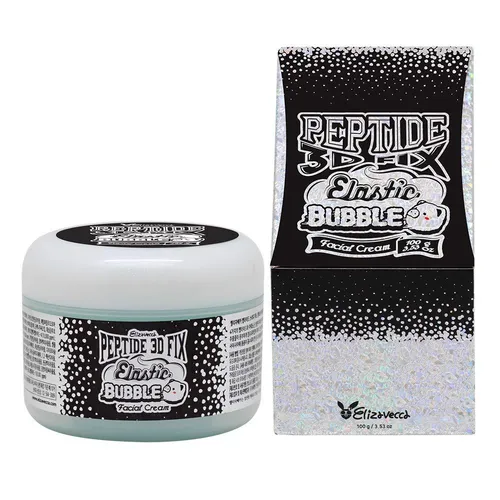 Elizavecca Peptide 3D Fix, Elastic Bubble Facial Cream (Odmładzający krem bąbelkowy do twarzy)