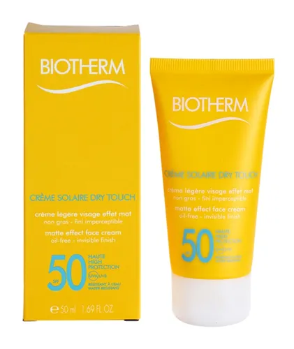 Biotherm Creme Solaire Dry Touch SPF 50 [Matte Effect Face Cream] (Krem matujący do opalania twarzy)