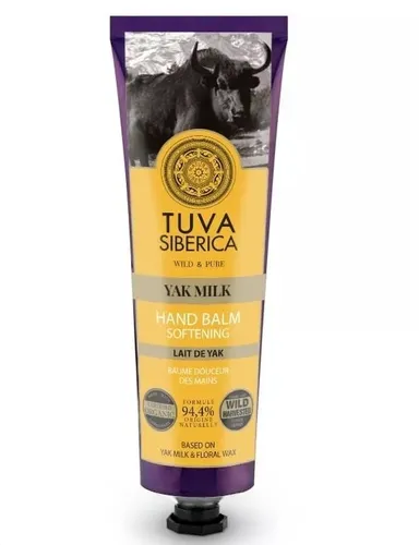 Natura Siberica Tuva Siberica, Yak Milk Wild & Pure Softening Balm For Hands & Nails (Zmiękczający balsam do rąk z mlekiem jaka i woskiem kwiatowym)