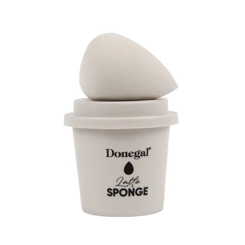 Donegal Latte Sponge (Gąbeczka do makijażu w zestawie z etui) - 1