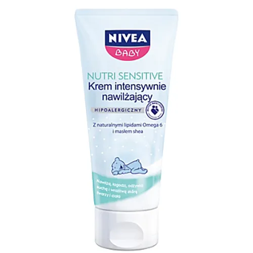Nivea Baby, Nutri Sensitive, Krem intensywnie nawilżający (nowa wersja)