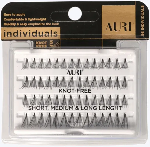 Auri All in One Individuals Knot-free Short, Medium and Long Length (Kępki rzęs mix długości)