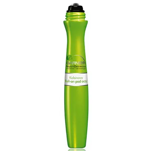 Garnier NutriDermist, Kofeinowy roll-on pod oczy przeciw opuchnięciom i cieniom