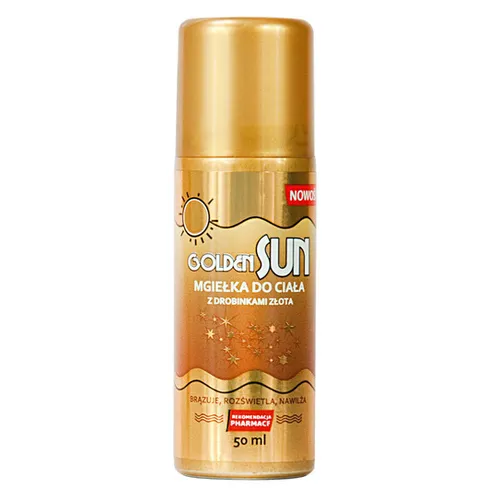 Golden Sun Mgiełka do ciała z drobinkami złota