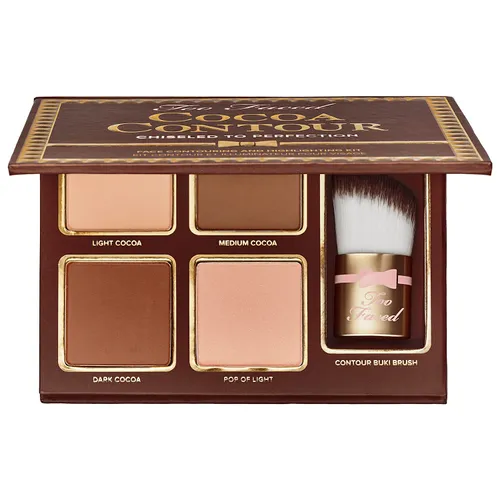 Too Faced Cocoa, Contour Chiseled to Perfection (Paleta do konturowania twarzy)
