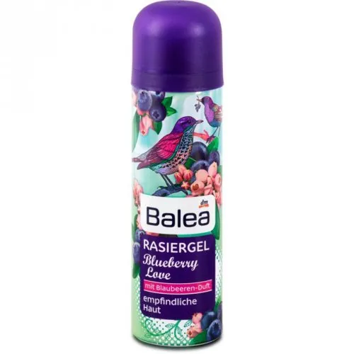 Balea Blueberry Love, Rasiergel (Żel do golenia  o zapachu jagody)