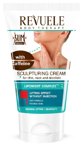 Revuele Body Therapy, Slim Effect Sculpturing Cream for Face, Chin and Decollete (Korygujący krem do szyi, podbródka i ramion z kofeiną)