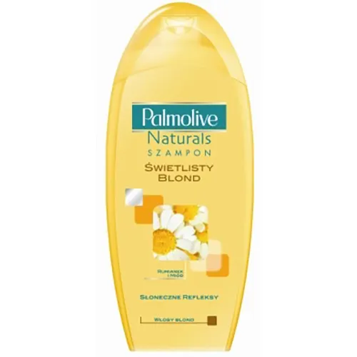Palmolive Naturals Świetlisty Blond, Szampon z miodem i rumiankiem do włosów blond