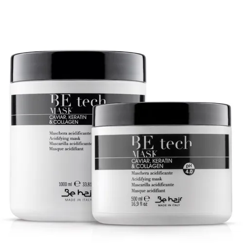 BE Tech Caviar, Keratin & Collagen Acidifying Mask (Maska zakwaszająca)