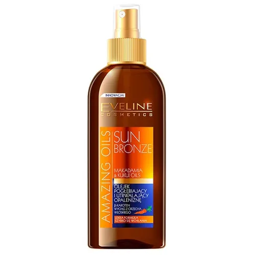 Eveline Cosmetics Sun Amazing Oils, Olejek pogłębiający i utrwalający opaleniznę