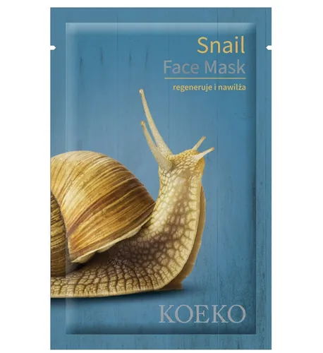 Koeko Snail Face Mask (Maseczka w płachcie z ekstraktem ze śluzu ślimaka)