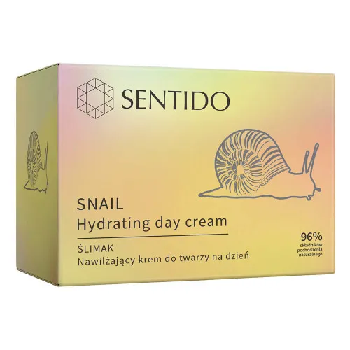Sentido Snail, Hydrating Day Cream (Nawilżający krem do twarzy na dzień `Ślimak`)