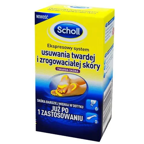 Scholl Ekspresowy system usuwania twardej i zrogowaciałej skóry