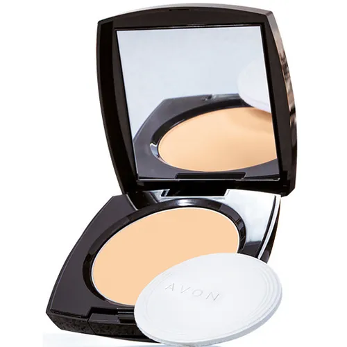 Avon True Colour, Flawless Mattifying Pressed Powder (Adaptujący puder prasowany (nowa wersja))