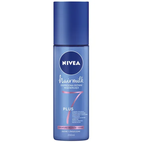 Nivea Hairmilk, Ekspresowa regenerująca odżywka do włosów o strukturze cienkiej