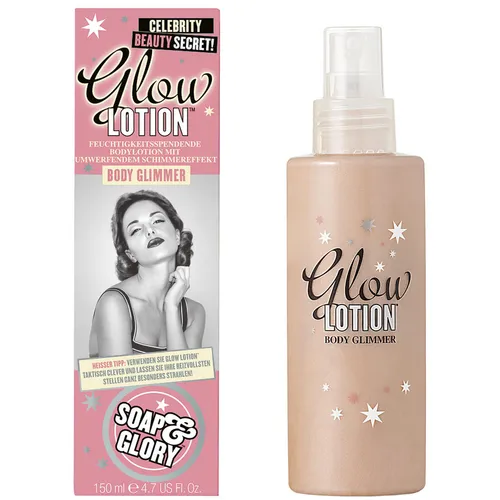 Soap & Glory Glow Lotion, Fragranced Body Lotion (Perfumowany balsam do ciała z rozświetlającymi drobinkami)
