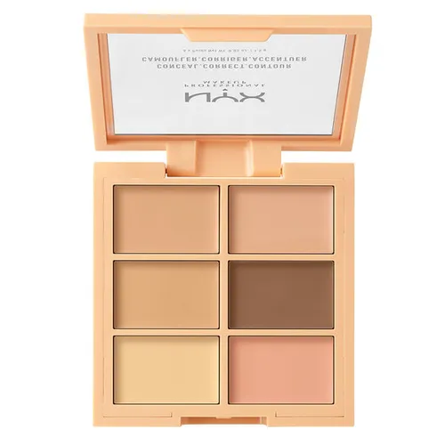 NYX Professional Makeup Conceal, Correct, Contour Palette (Paleta do konturowania twarzy i ukrywania niedoskonałości)