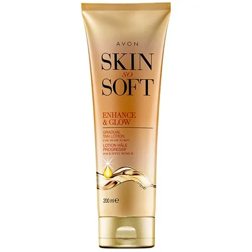Avon Skin So Soft, Enhance & Glow, Gradual Tan Lotion (Rozświetlająco - koloryzujący balsam do ciała)