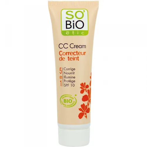 SO'BiO Etic CC Cream Correcteur de Teint 5 en 1 (Krem CC 5 w 1)