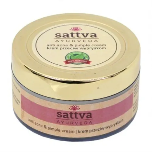 Sattva Ayurveda Anti Acne & Pimple Cream (Krem do twarzy przeciw wypryskom)