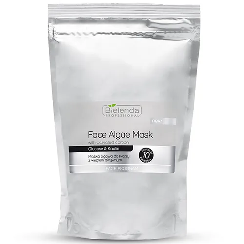 Bielenda Professional Face Algae Mask with Activated Carbon (Maska algowa do twarzy z aktywnym węglem)
