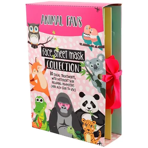 Action Animal Favs Face Sheet Mask Collection (Zestaw maseczek w płachcie do twarzy) - 1
