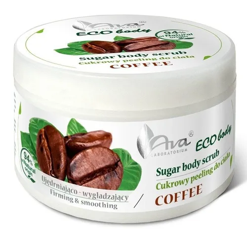 Laboratorium Kosmetyczne AVA Eco Body, Peeling cukrowy `Coffee`
