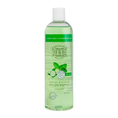 Kopalnia Soli Wieliczka S.A. Clean & Care, Ogórek i Mięta, Żel do kąpieli z solanką
