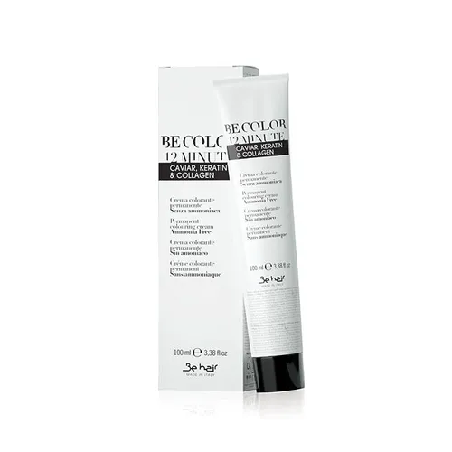 Be Hair Be Color, 12 Minute Caviar, Keratin & Collagen Permament Colouring Cream (Farba do włosów bez amoniaku)