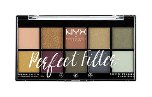 NYX Professional Makeup Perfect Filter, Shadow Palette (Paleta 10 cieni do powiek) - 2