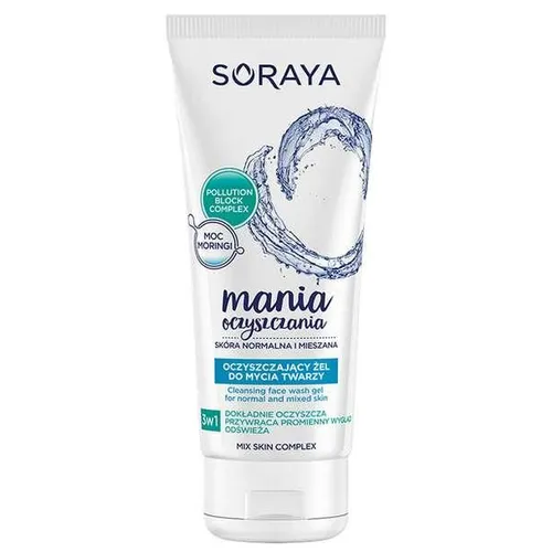 Soraya Mania Oczyszczania, Żel oczyszczający do mycia twarzy 3 w 1
