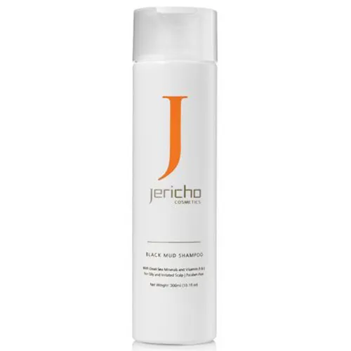 Jericho Black Mud Shampoo with Dead Sea Minerals (Szampon błotny z minerałami z Morza Martwego do włosów przetłuszczających się)