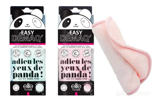 Elite Model's Fashion Easy Demaq, Adieu Les Yeux De Panda! [Bye Bye Panda Eyes] (Chusteczka do demakijażu przy użyciu wody) - 1