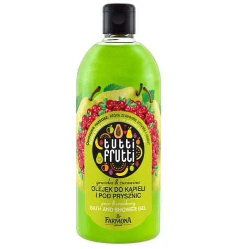 Tutti Frutti Olejek do kąpieli i pod prysznic `Gruszka i żurawina` - 2