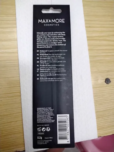 Max & More Kohl Pencil With Smudger & Sharpener (Kredka do oczu) - 2