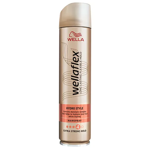Wella Wellaflex, Hydro Style, Utrastrong Hairspray (Lakier do włosów bardzo mocno utrwalający) - 2