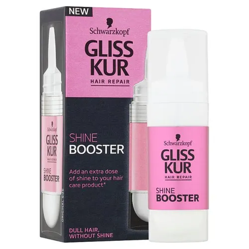 Schwarzkopf Gliss Shine Booster, Koncentrat nabłyszczający do włosów