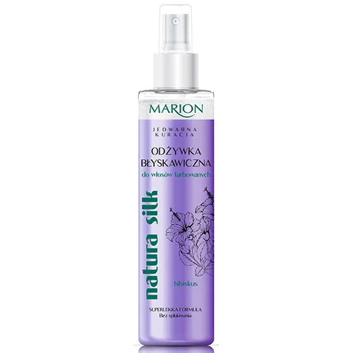 Marion Natura Silk, Błyskawiczna odżywka do włosów farbowanych (stara wersja) - 1