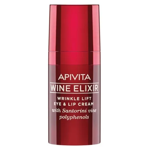Apivita Wine Elixir Cream, Wrinkle Lift Eye & Lip Cream (Liftingujący krem do skóry wokół oczu i ust)