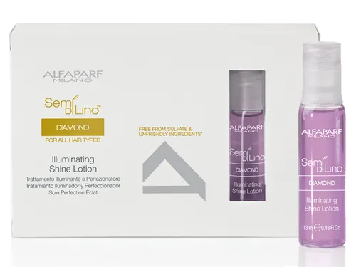 Alfaparf Semi Di Lino Diamante, Illuminating Shine Lotion (Mikrokrystaliczny lotion z efektem rozświetlającym) - 2