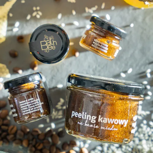 Bathbee 100% naturalny peeling miodowy `Kawa`