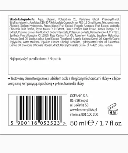 AA Hydro Sorbet Sleeping Mask, Żelowy krem na noc `Brzoskwinia + kwas hialuronowy` - 2