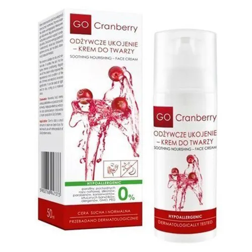 Go Cranberry Krem do twarzy 'Odżywcze ukojenie'