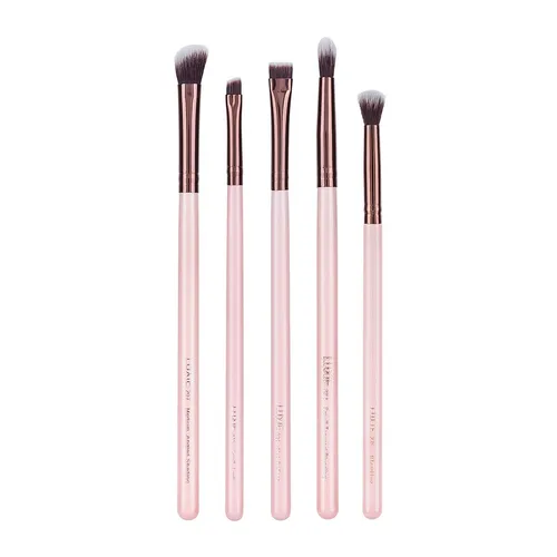 Luxie Rose Gold Eye Essential Brush Set (Zestaw pędzelków do makijażu oczu)