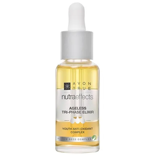 Avon True, Nutra Effects, Ageless Strengthening Tri-Phase Elixir (Trójfazowy eliksir do twarzy) - 2