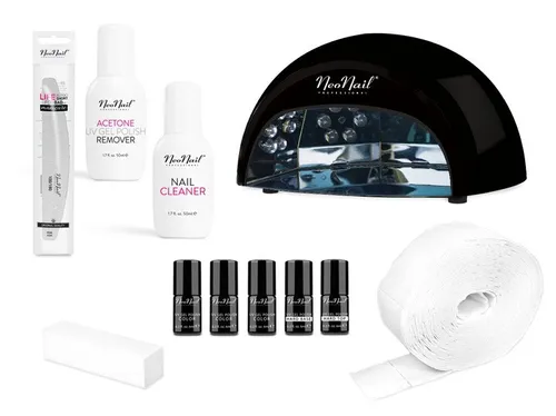 NeoNail Zestaw do samodzielnego wykonania manicure hybrydowego 11-elementowy - 2